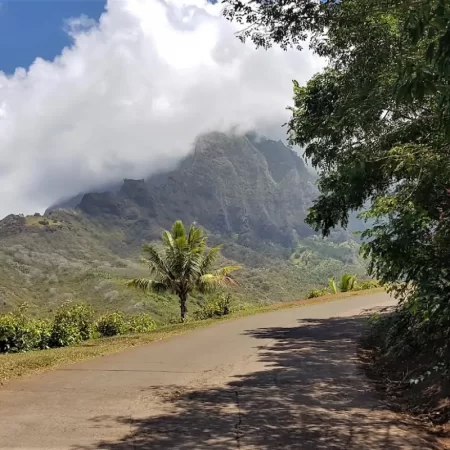 Route Autona à Hiva Oa