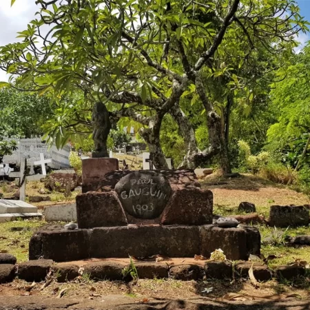 La tombe de Paul Gauguin à Hiva Oa