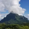 Views of Mount Rotui in Moorea