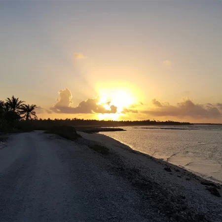 Coucher de soleil à Rangiroa